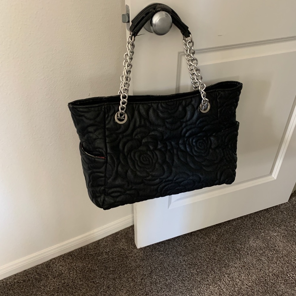 Big Buddha Black Shoulder Bag